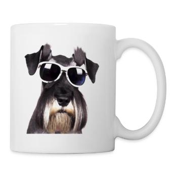 Miniature Schnauzer - Mug - white - Right