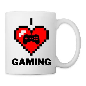 I Love Gaming - Tasse - Weiß - Rechts