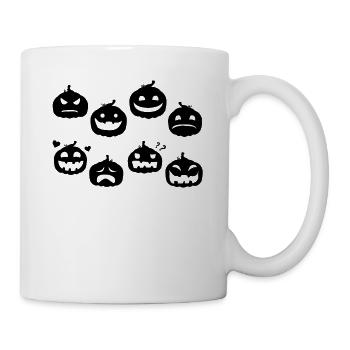 Drôle Halloween Citrouilles Halloween Party Halloween - Mug blanc - blanc - Droite