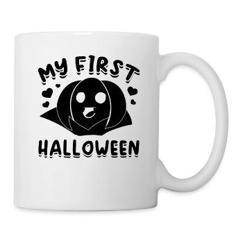 Halloween Baby Party Baby Pumpkin I My First Hallo - Tasse - Weiß - Rechts