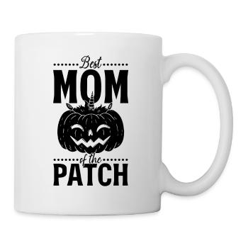 Halloween Mama Best Mom Of The Patch - Pumpkin Uni - Mug - white - Right