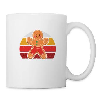 Funny Christmas Gingerbread Man Xmas Everyone loves - Mug - white - Right