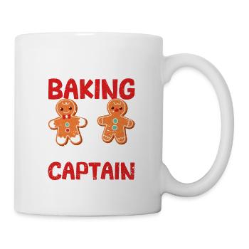 Weihnachtsurlaub Lebkuchenmann Plätzchenbacken - Tasse - Weiß - Rechts