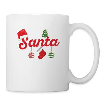 Team Santa Tradition Weihnachten Squad Familie - Tasse - Weiß - Rechts