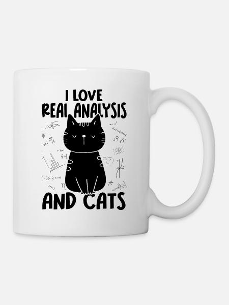 Ich Liebe Katzen - Echte Analyse - Tasse - Weiß
