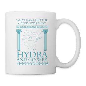 Antike Griechisches Mythologie und Griechischer - Tasse - Weiß - Rechts