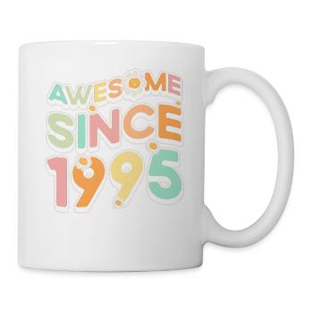 Fantastique depuis 1995 Fleurs Thème Fleurs - Mug blanc - blanc - Droite