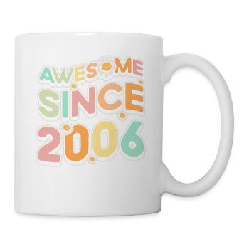 Fantastique depuis 2006 Thème de la fleur - Mug blanc - blanc - Droite