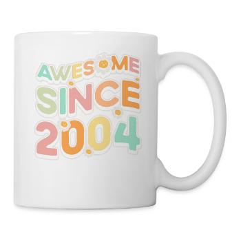 Fantastique depuis 2004 Fleurs Thème Fleurs - Mug blanc - blanc - Droite