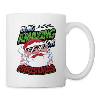 Être incroyable pour le Père Noël - Mug blanc - blanc - Droite