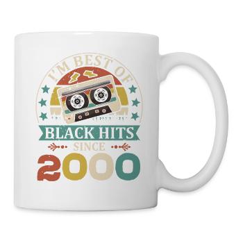 I'm Best Of Black Hits Seit 2000 Kassette - Tasse - Weiß - Rechts