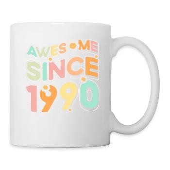 Fantastique depuis 1990 Thème floral - Mug blanc - blanc - Droite