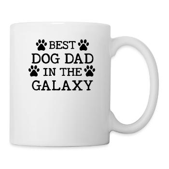 Meilleur papa chien de la galaxie - Mug blanc - blanc - Droite