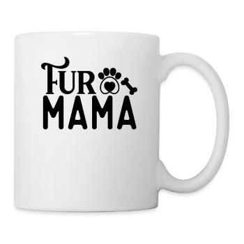 Fell-Mama - Tasse - Weiß - Rechts