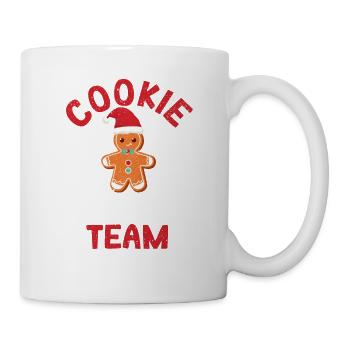 Équipe de cuisson de biscuits Boulanger de Noël Cuisinier - Mug blanc - blanc - Droite