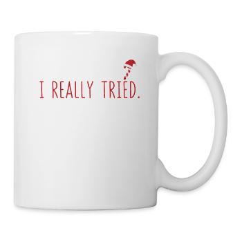 Groupe familial approprié Lieber de Noël - Mug blanc - blanc - Droite