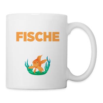 Für Meine Fische Tue Ich Alles Geschenk - Tasse - Weiß - Rechts