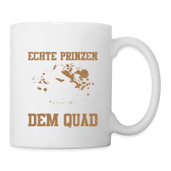 Von Wegen Pferd Echte Prinzen Kommen Mit Dem Quad - Tasse - Weiß - Rechts