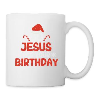 Chrétiens religieux PJs de Noël Go Jesus Its - Mug blanc - blanc - Droite