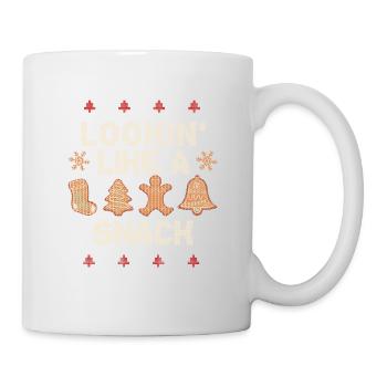 Looking Like A Snack Lebkuchenmann Weihnachten - Tasse - Weiß - Rechts
