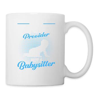 Babysitter Geschenk Babysitting Bester Babysitter - Tasse - Weiß - Rechts