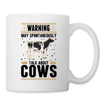 Peut parler spontanément de Vaches Vaches D’élevage Vaches - Mug blanc - blanc - Droite