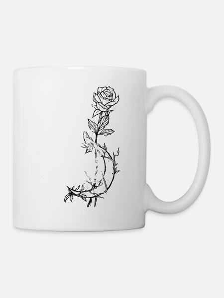 Okkult Goth Gothic Punk Grunge - Tasse - Weiß