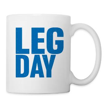 Leg Day Fauteuil roulant handicapé 24 - Mug blanc - blanc - Droite