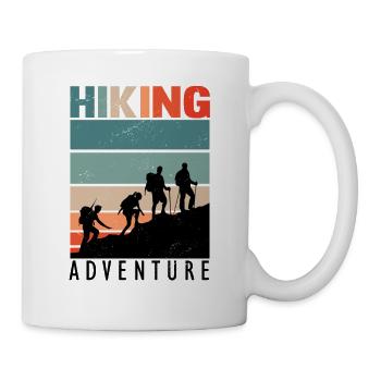 Hiking Team Retro Vintage Tees - Mug - white - Right