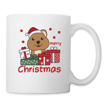 Quokka Cadeau de Noël Animaux d’hiver Quokkas - Mug blanc - blanc - Droite