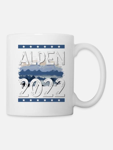 Alpen 2022 - Tasse - Weiß