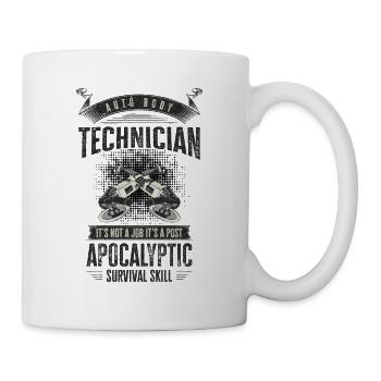 Auto Body Technician Post Apocalyptic Survival - Mug - white - Right