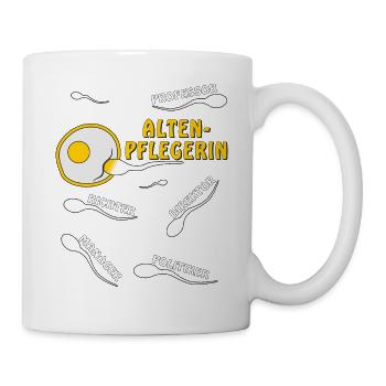 ALTENPFLEGERIN - Tasse - Weiß - Rechts