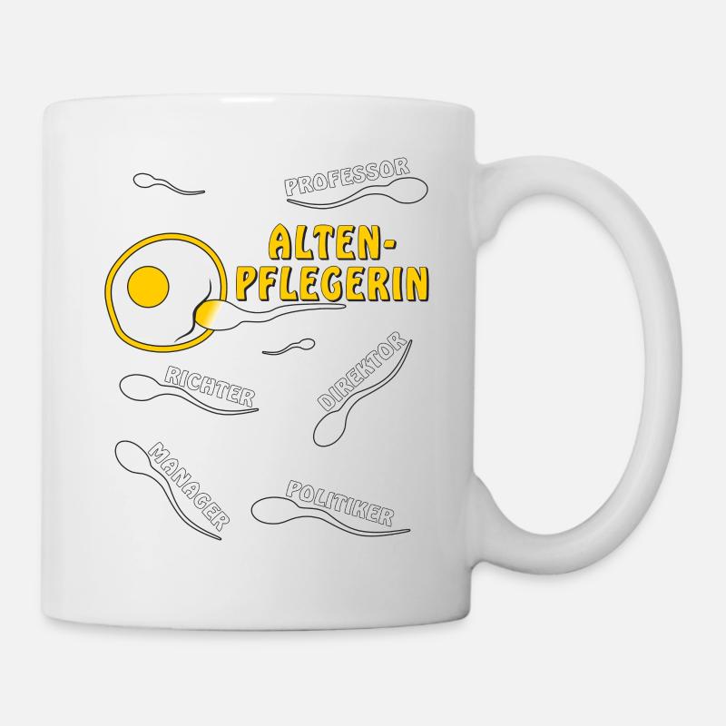 ALTENPFLEGERIN - Tasse - Weiß