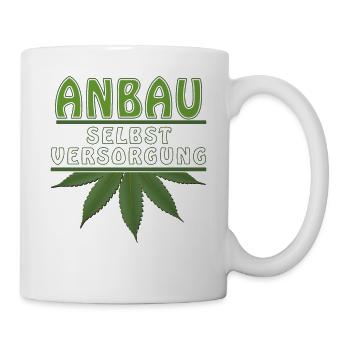 ANBAU SELBSTVERSORGUNG - Tasse - Weiß - Rechts
