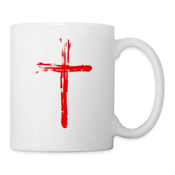 Kreuz Gipfelkreuz Berg Gipfel Jesus Gott - Tasse - Weiß - Rechts