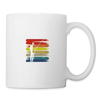 Manger Dormir Pêche sur glace Répéter Pêcheur - Mug blanc - blanc - Droite
