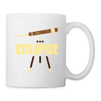 Retro Vintage ECLIPSE Awesome Astronomer T-Shirt - Mug - white - Right