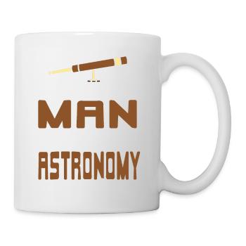Juste un homme qui aime l’astronomie Génial rétro - Mug blanc - blanc - Droite