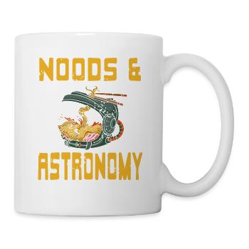 Noods & Astronomy Funny Retro Ramen Lover Designs - Mug - white - Right