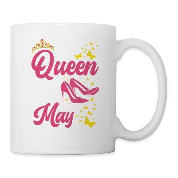 A queen was born in May All the best to - Mug - white - Right