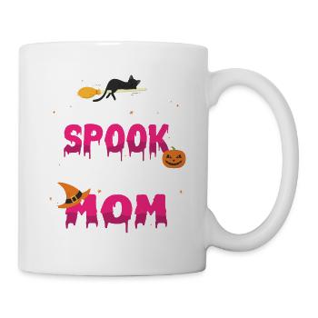 Une maman taculaire hantée Spooky Pumpkin Halloween - Mug blanc - blanc - Droite