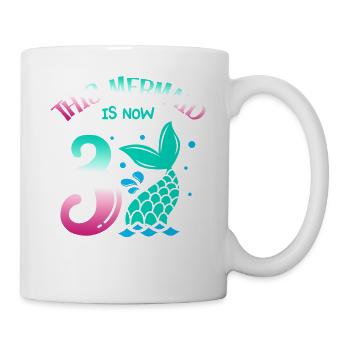 Cette sirène est maintenant 3, conte de fées 3. - Mug blanc - blanc - Droite