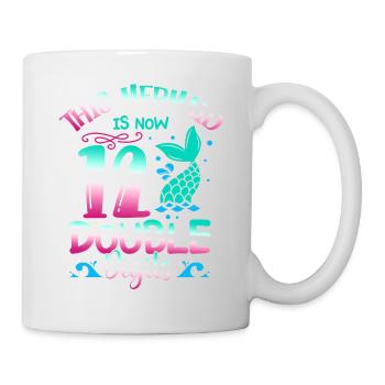 This mermaid is now 12 double digits, - Mug - white - Right