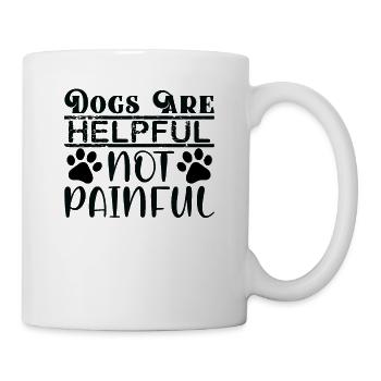 Dogs are Helpful - Mug - white - Right