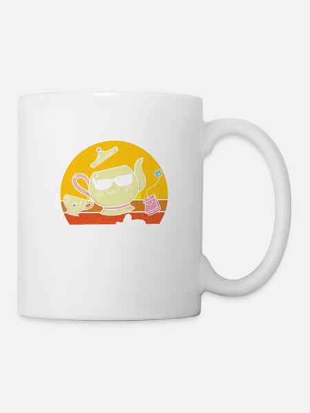 Teetrinker Teeliebhaber Geschenk Tee - Tasse - Weiß