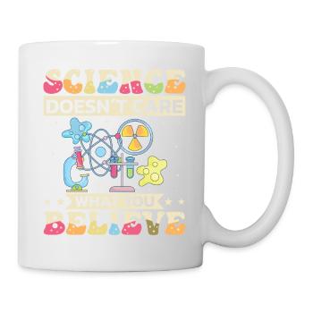 Nerd de discussion de connaissances, étudiant en chimie physique, drôle - Mug blanc - blanc - Droite