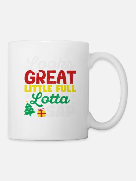 Sieht toll aus Kleines Volles Lotta Sap Weihnacht - Tasse - Weiß