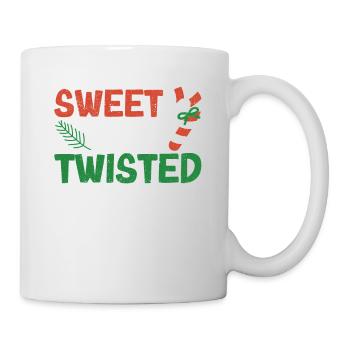 Candy Cane Drôle Noël Noël Sucré - Mug blanc - blanc - Droite