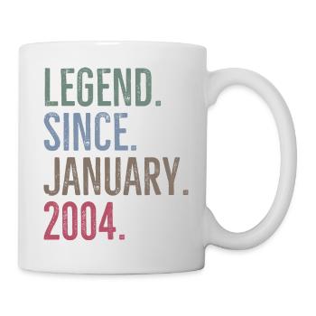 Legende seit Januar 2004 - Tasse - Weiß - Rechts